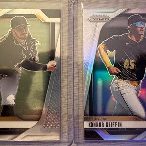 Baseball Trading Cards: Paul Skenes and Conner Griffin
